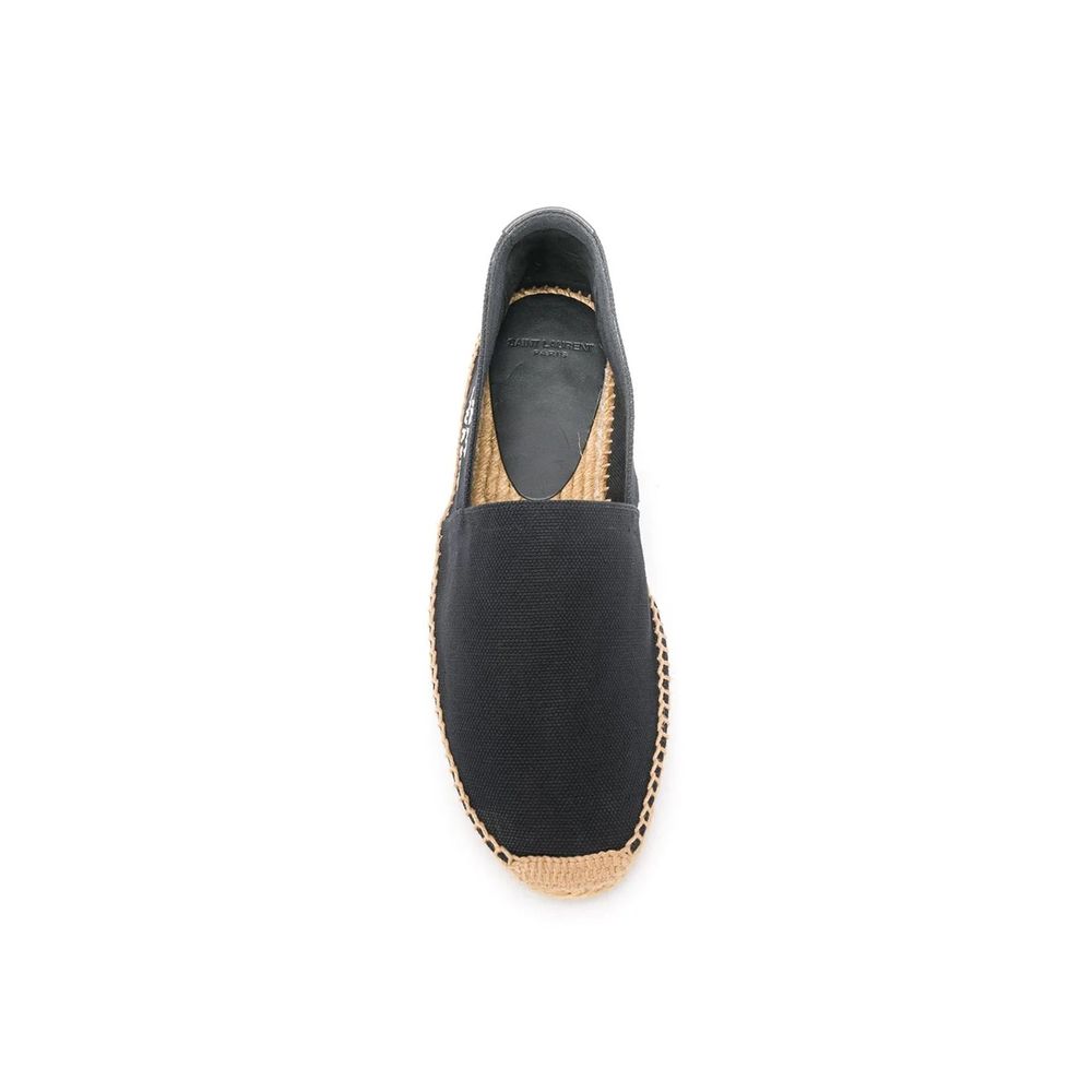Saint Laurent Logo-Espadrilles aus Segeltuch