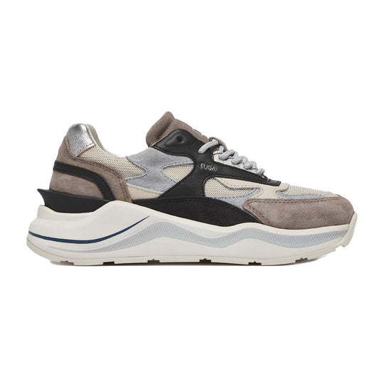 D.A.T.E Beige Leder Sneaker