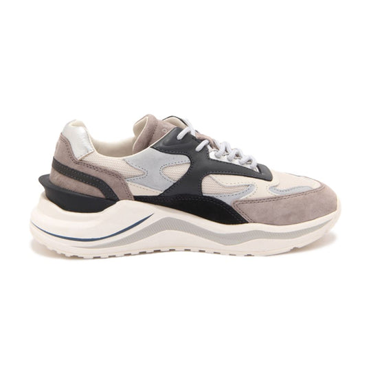 D.A.T.E Beige Leder Sneaker