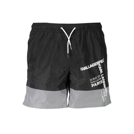 Karl Lagerfeld Schwarze Polyester-Badebekleidung