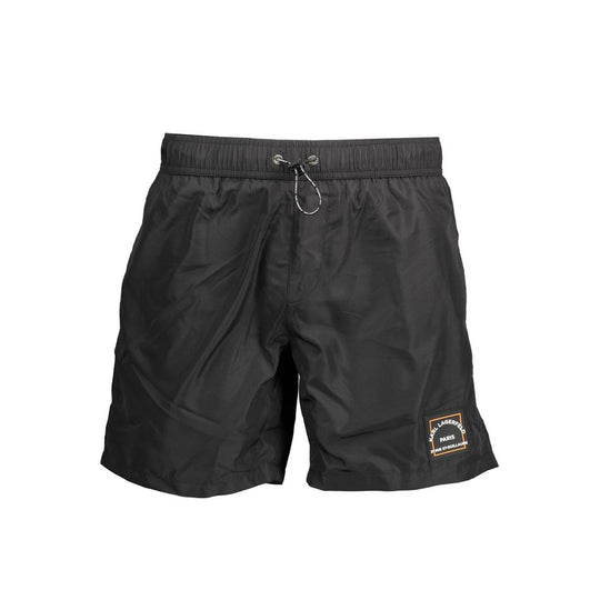 Karl Lagerfeld Schwarze Polyester-Badebekleidung