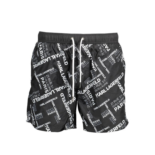 Karl Lagerfeld Schwarze Polyester-Badebekleidung