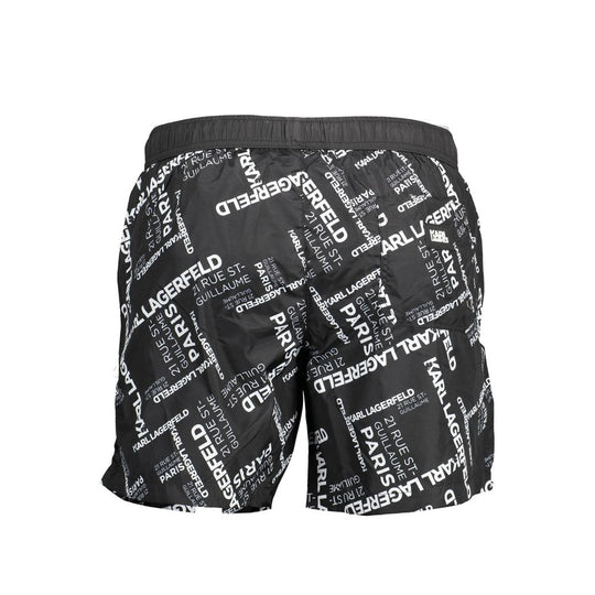 Karl Lagerfeld Schwarze Polyester-Badebekleidung
