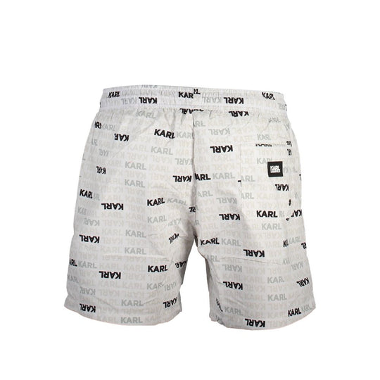 Karl Lagerfeld Weiße Polyester-Badebekleidung