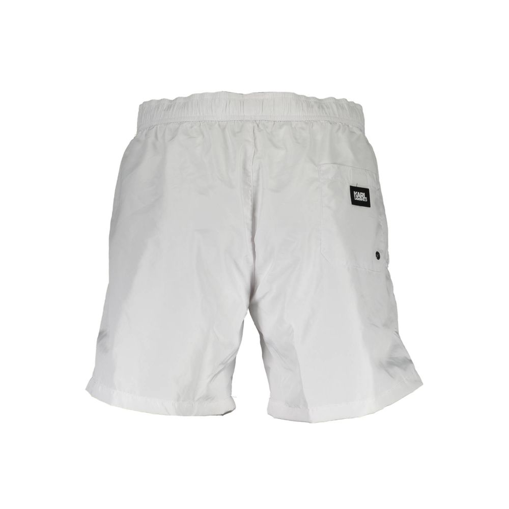 Karl Lagerfeld Weiße Polyester-Badebekleidung