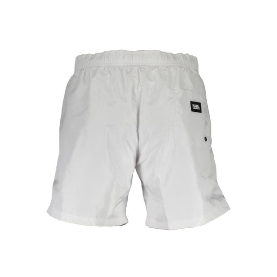 Karl Lagerfeld Weiße Polyester-Badebekleidung