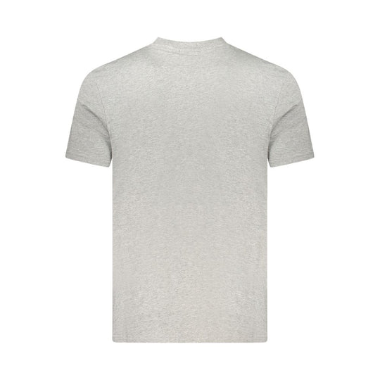 Napapijri Graues Baumwolle Männer T-Shirt