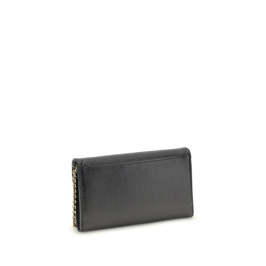 Chloé Spin Wallet mit Klappe und Kette