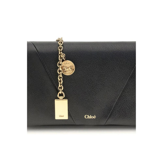 Chloé Spin Wallet mit Klappe und Kette