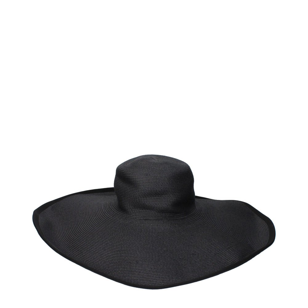 Max Mara Sonnenhüte aus schwarzem Papier