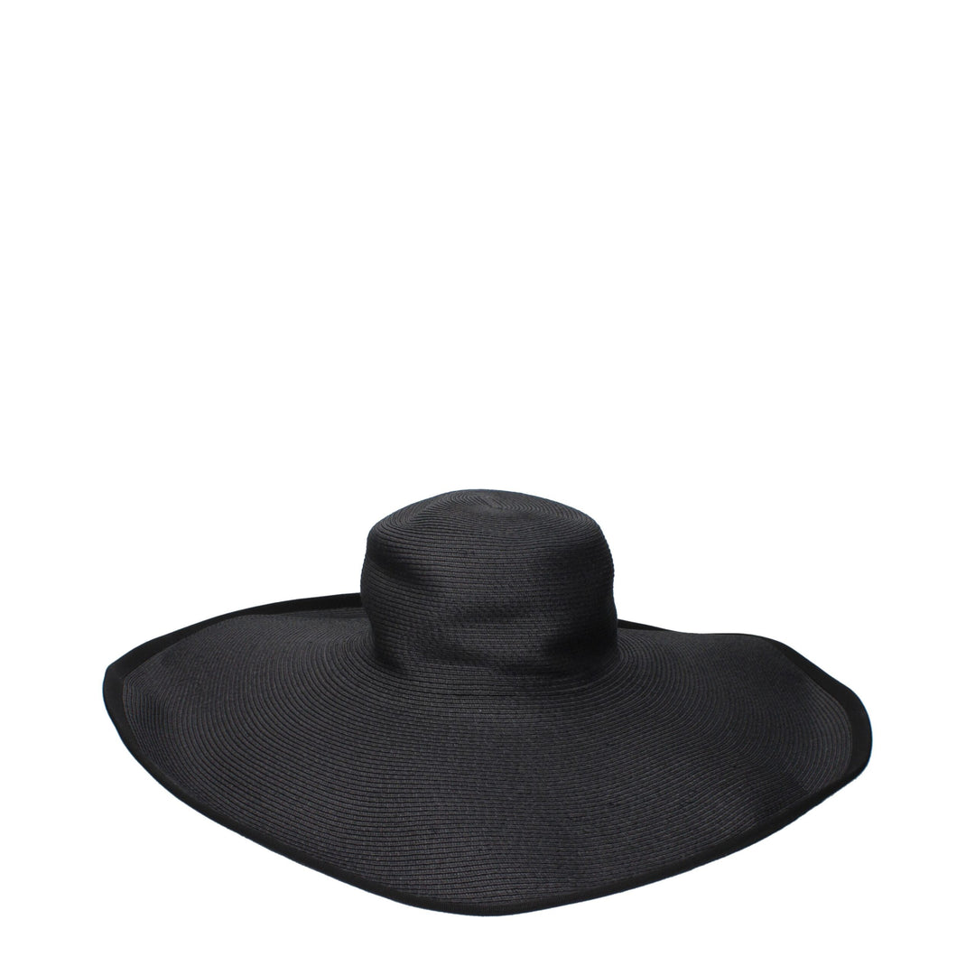 Max Mara Sonnenhüte aus schwarzem Papier