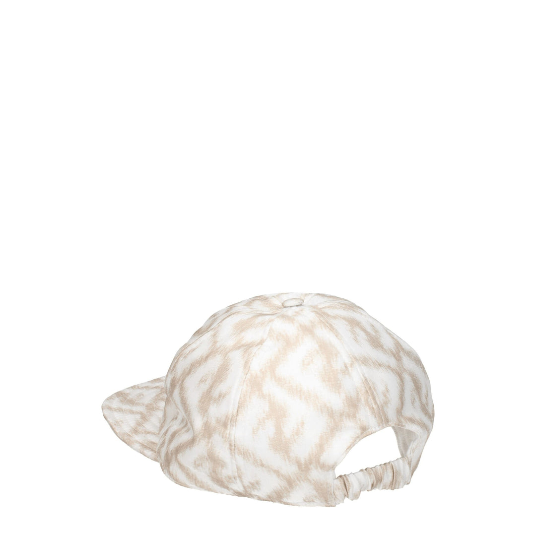 Fendi Beige Seidenmützen (Baseballmütze)