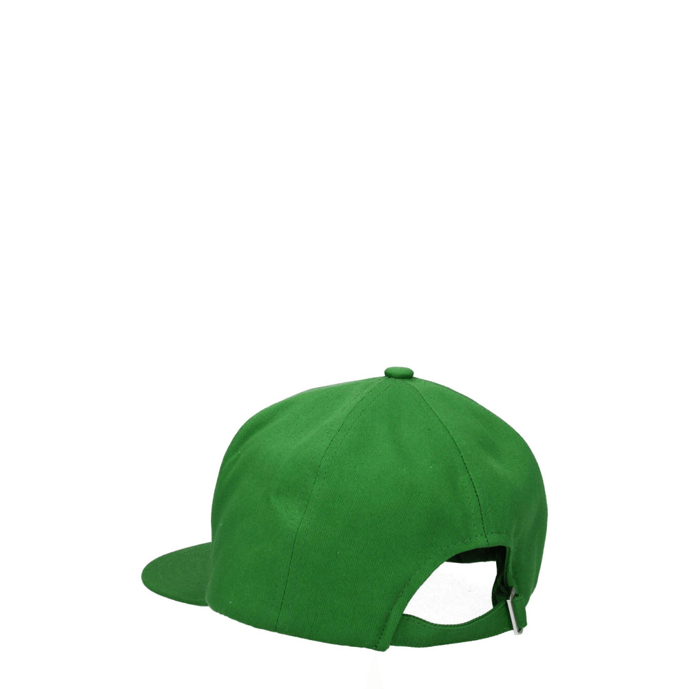 Kenzo Grüne Baumwollmützen (Baseballmütze)