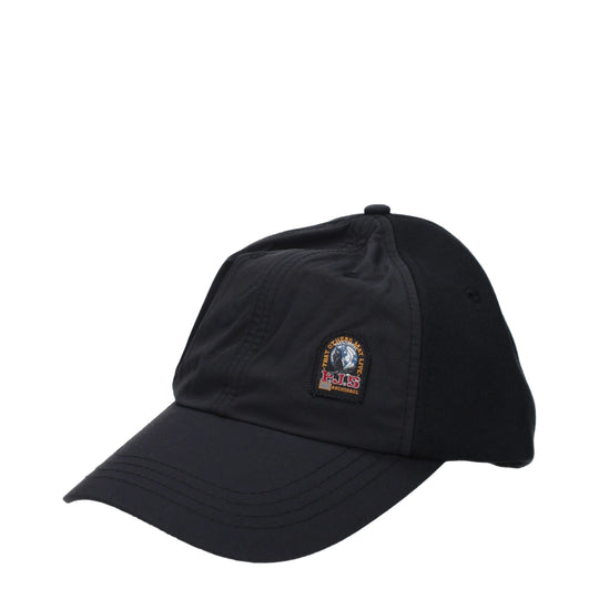 Parajumpers Schwarze Baumwollmützen (Baseballmütze)