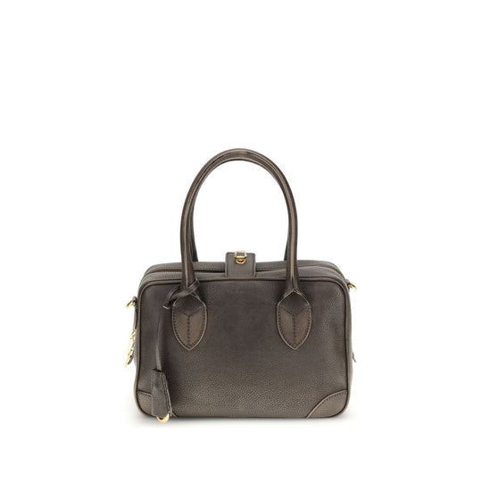 Golden Goose VITA TASCHE BEHANDELTES LEDER KÖRPER GOLD METALL