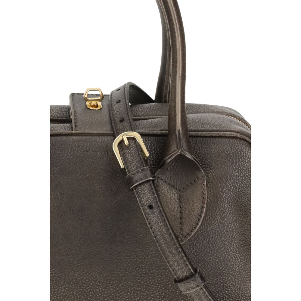 Golden Goose VITA TASCHE BEHANDELTES LEDER KÖRPER GOLD METALL