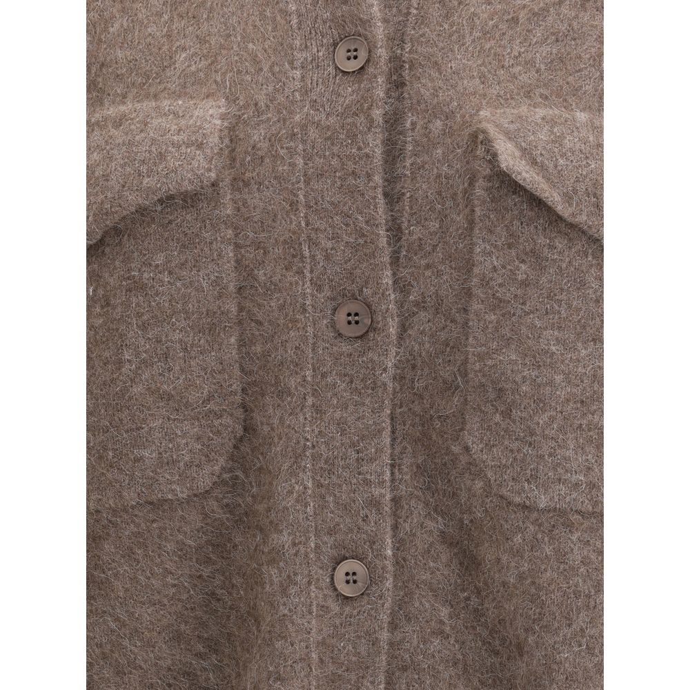 P.A.R.O.S.H. Strickjacke mit klassischem Kragen