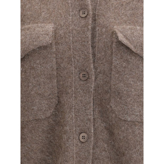 P.A.R.O.S.H. Strickjacke mit klassischem Kragen