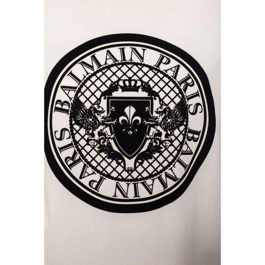 Balmain Weißes Baumwoll-Sweatshirt
