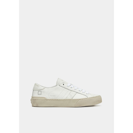 D.A.T.E Weißes Leder Sneaker