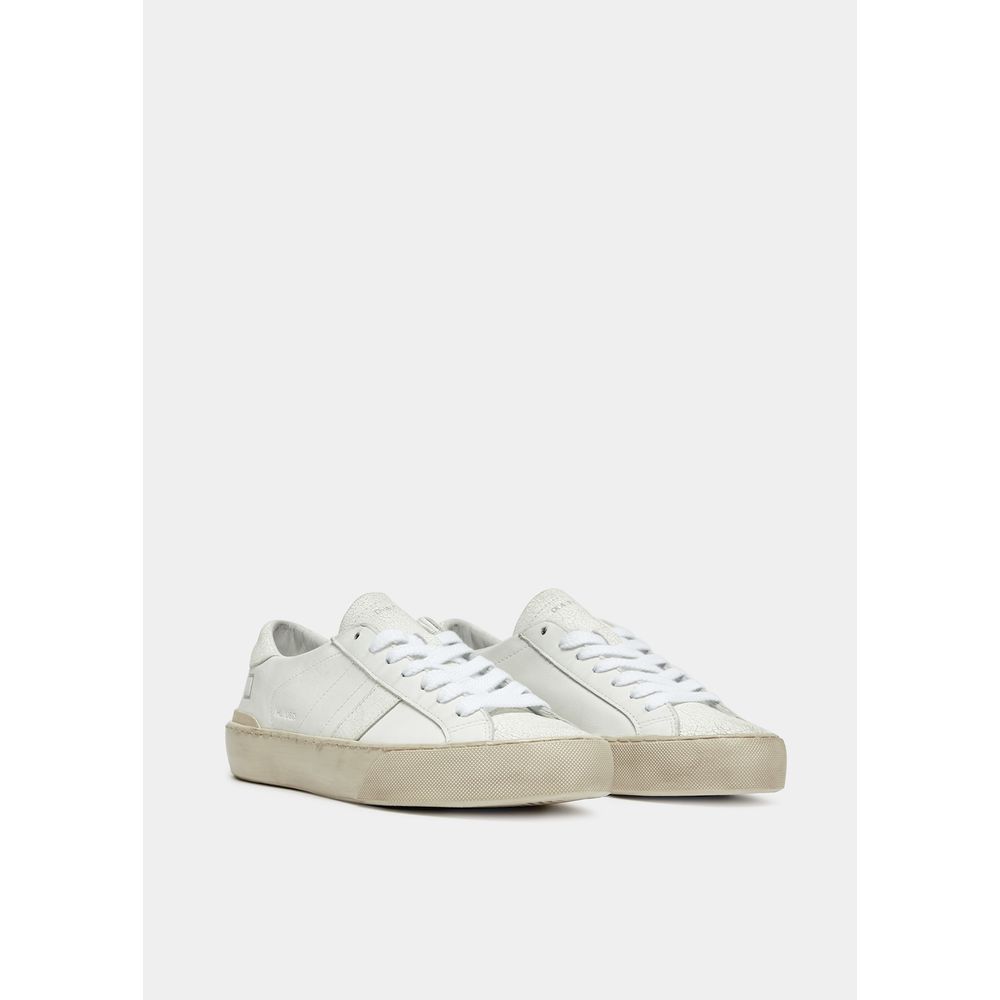 D.A.T.E Weißes Leder Sneaker