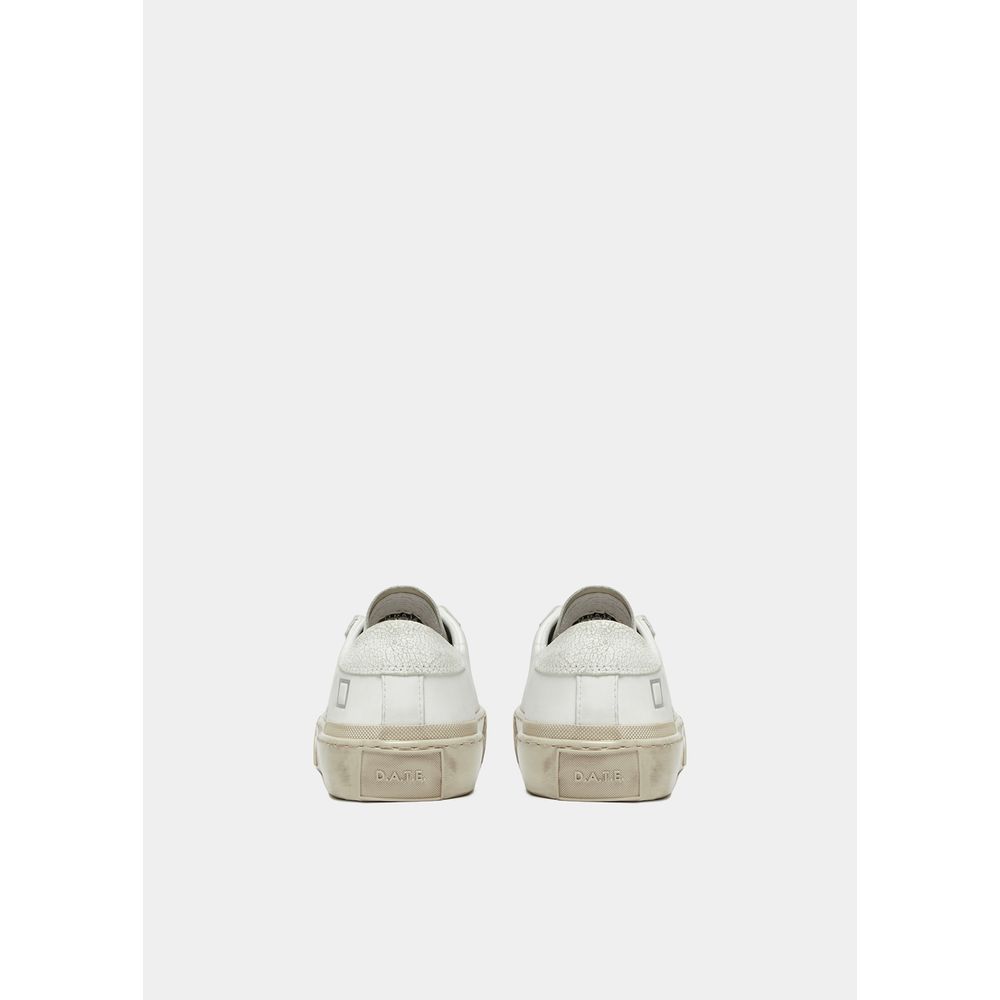 D.A.T.E Weißes Leder Sneaker