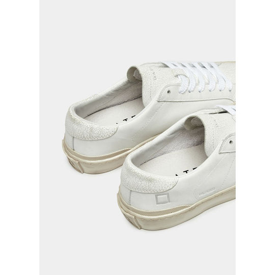 D.A.T.E Weißes Leder Sneaker