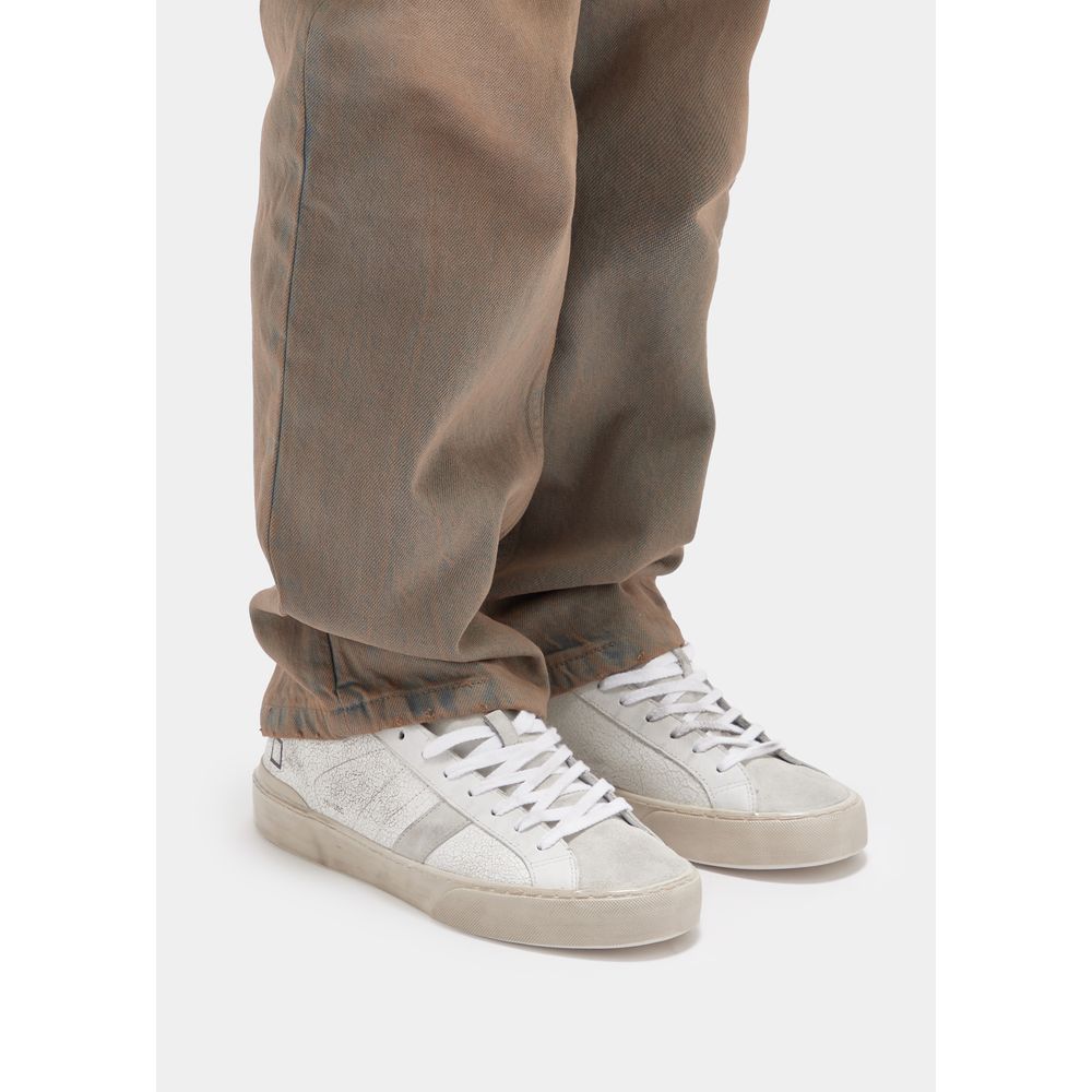 D.A.T.E Weißes Leder Sneaker