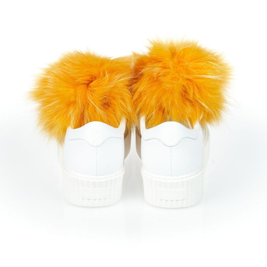 Mr&Mrs Italy Weißer Textilschuh