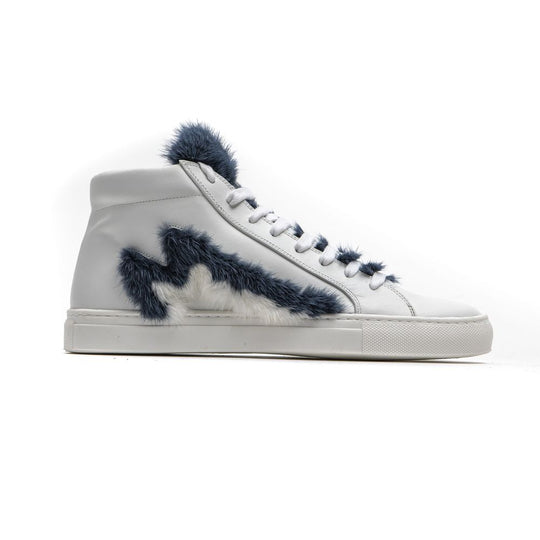 Mr&Mrs Italy Weißes Leder Sneaker