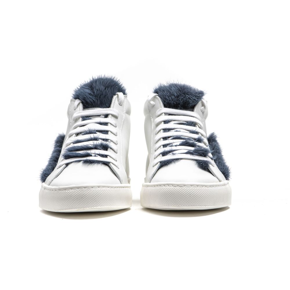 Mr&Mrs Italy Weißes Leder Sneaker