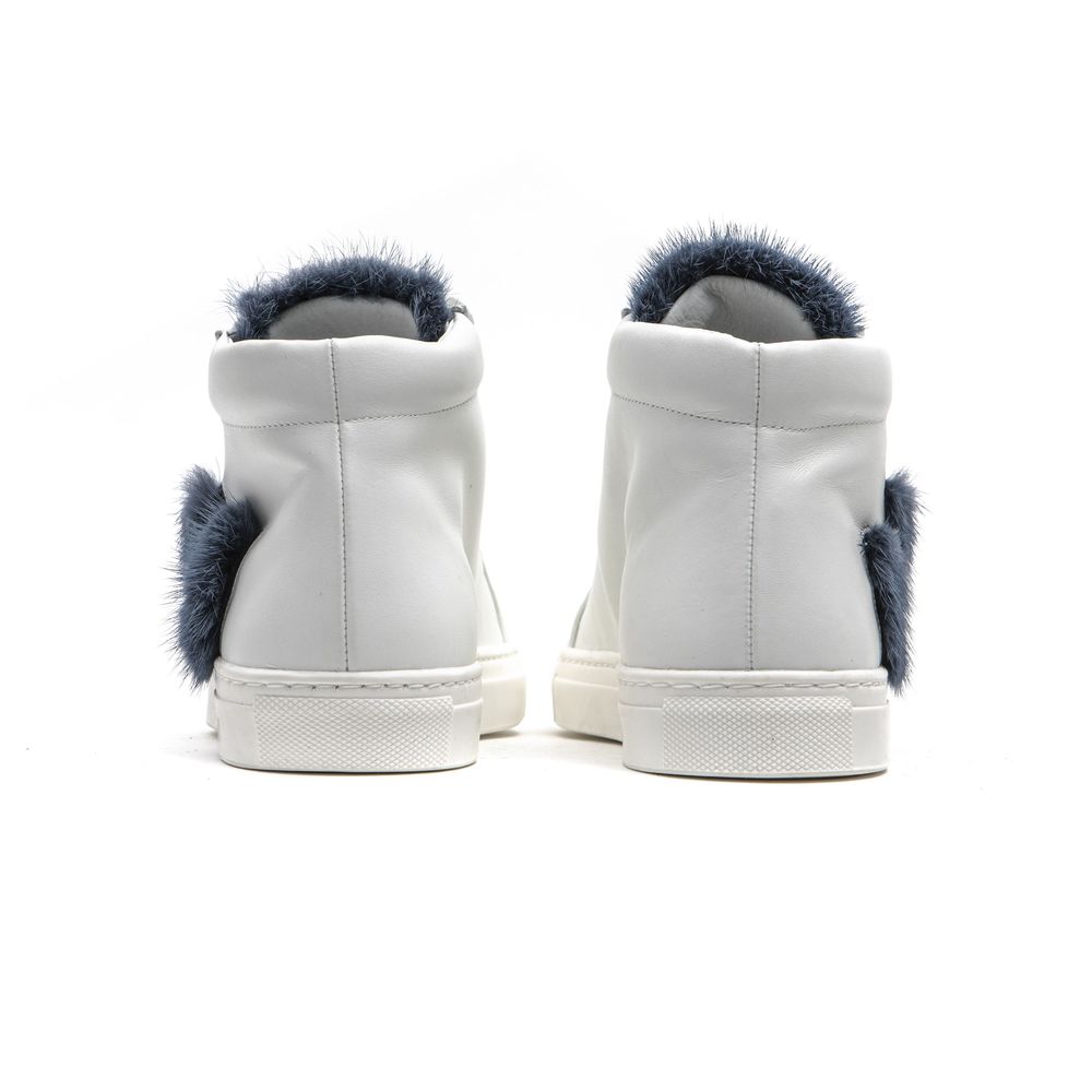 Mr&Mrs Italy Weißes Leder Sneaker