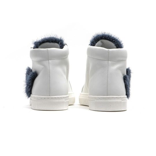 Mr&Mrs Italy Weißes Leder Sneaker