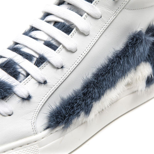 Mr&Mrs Italy Weißes Leder Sneaker