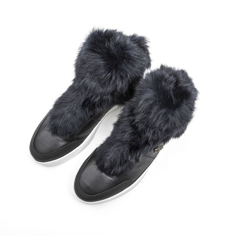 Mr&Mrs Italy Blaue Baumwolle Sneaker