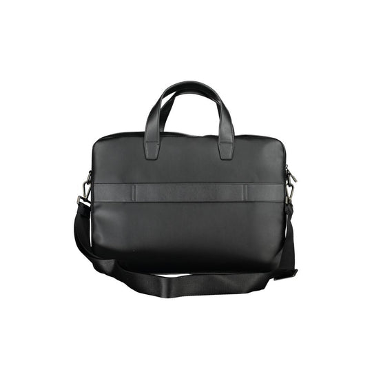 Tommy Hilfiger Schwarze Polyethylen-Handtasche