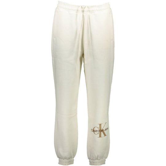 Calvin Klein Weiße Baumwollhose