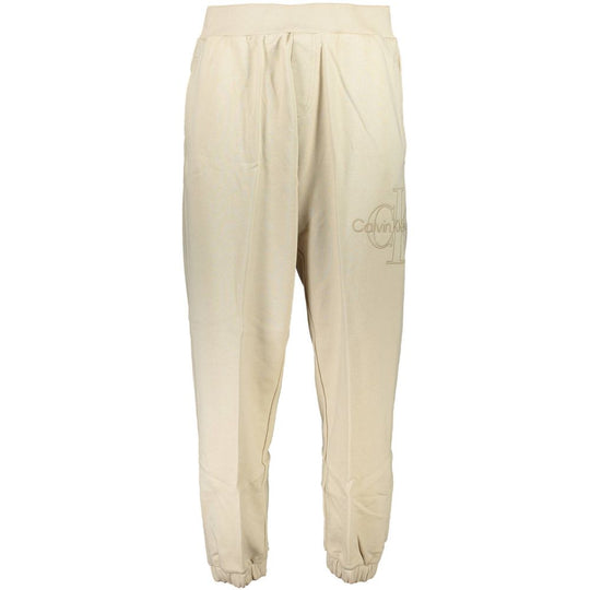 Calvin Klein Beige Baumwollhose