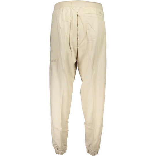 Calvin Klein Beige Baumwollhose
