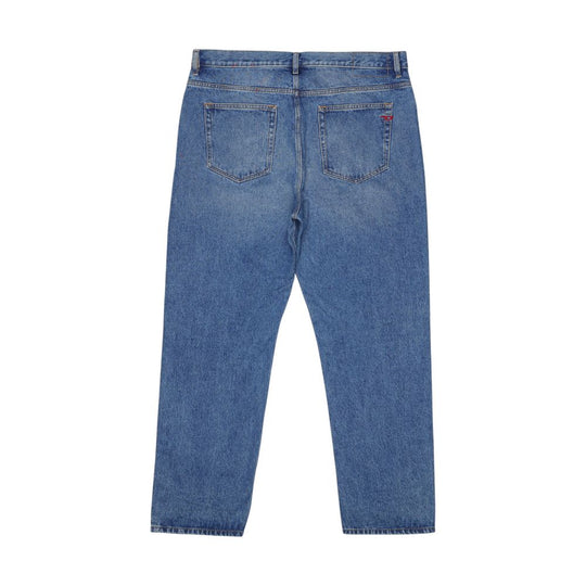 Diesel Relaxed Fit Jeans aus blauer Baumwolle