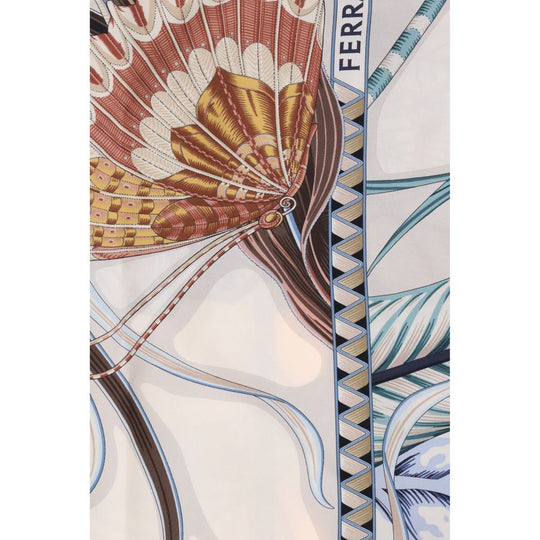 Ferragamo Giada Print Seidenschal