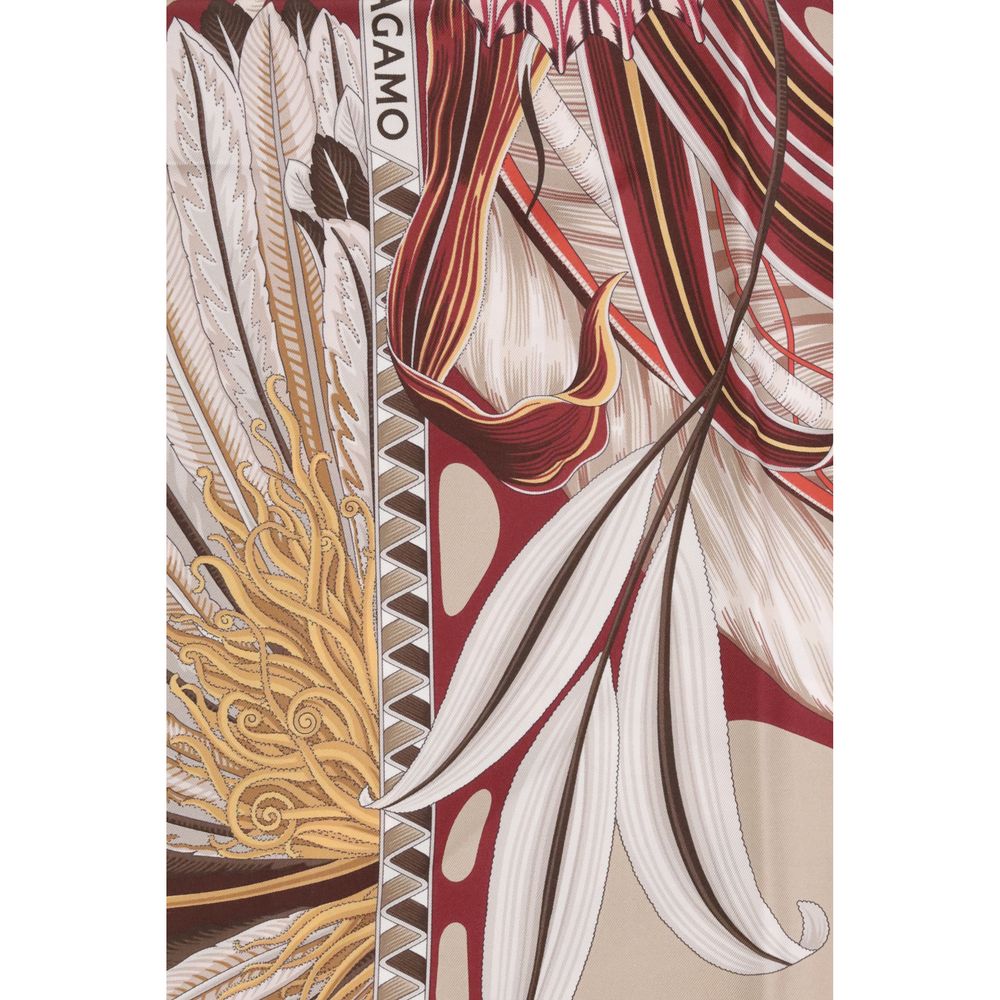Ferragamo Giada Print Seidenschal