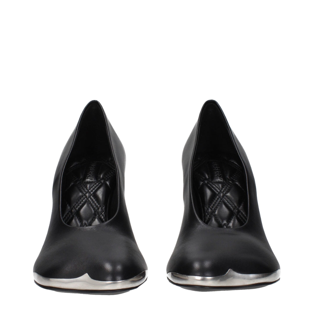 Burberry Schwarze Leder High Heel Pumps