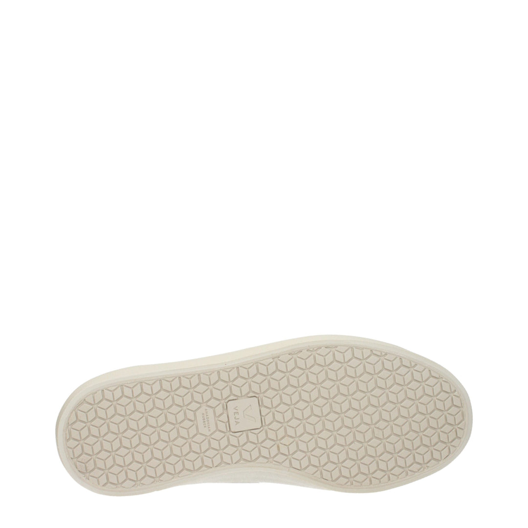 Veja Weiße Stoff-Low Tops