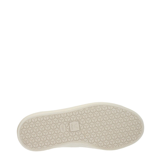 Veja Weiße Stoff-Low Tops