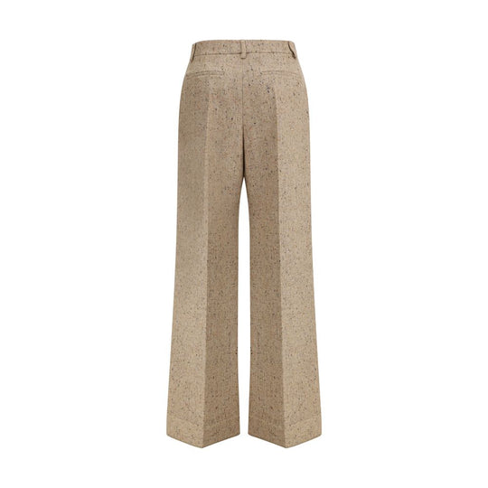 Valentino Palazzo-Hose aus Bottonato Natté
