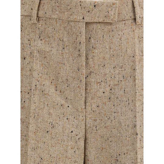 Valentino Palazzo-Hose aus Bottonato Natté