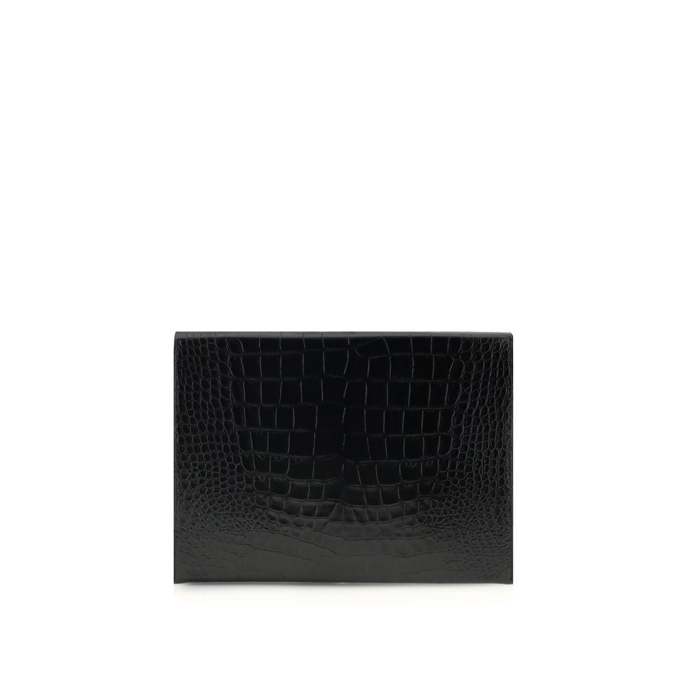 Tom Ford Lederbeutel mit Krokodildruck