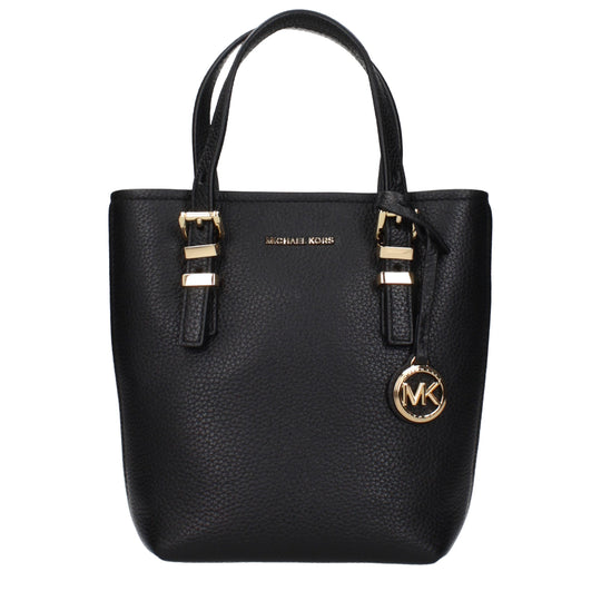 Michael Kors Schwarze Lederhandtaschen
