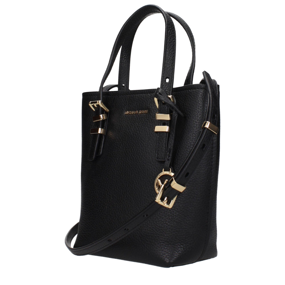 Michael Kors Schwarze Lederhandtaschen